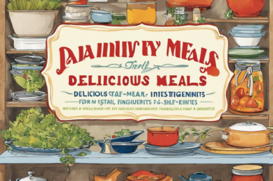 “Pantry Meals: Delicious Dishes from Shelf-Stable Ingredients”